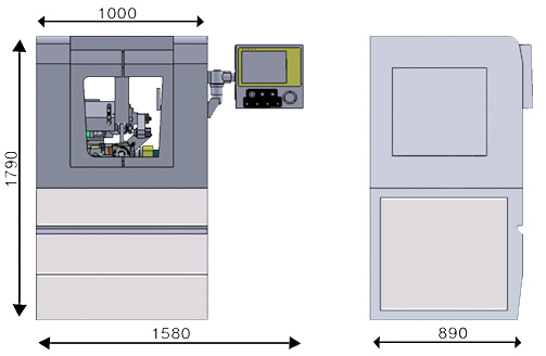 Ball cutting machine